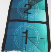 printed viscose scarf