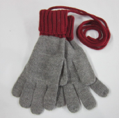 acrylic/polyester gloves