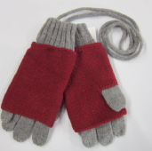 acrylic/polyester gloves