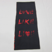 polyester/cotton scarf