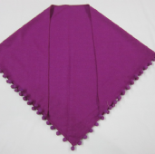 polyester/wool scarf