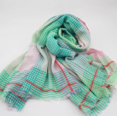 cotton/viscose scarf