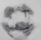 printed polyester snood