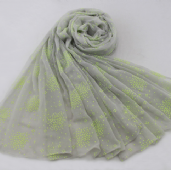 printed polyester scarf