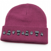 acrylic beanie w/bead