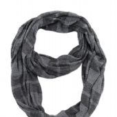 polyester/cotton/metallic scarf