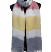 linen/viscose scarf