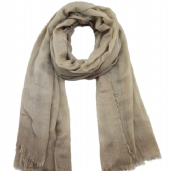 poly/viscose/metallic/wool scarf