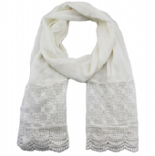 viscose/cotton/nylon scarf