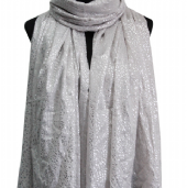 polyester/viscose scarf