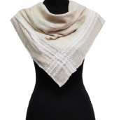 linen/viscose scarf