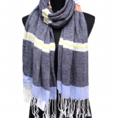 viscose/cotton/linen scarf