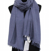 polyester/acrylic/viscose/wool/polyamide scarf