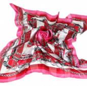 printed silk scarf